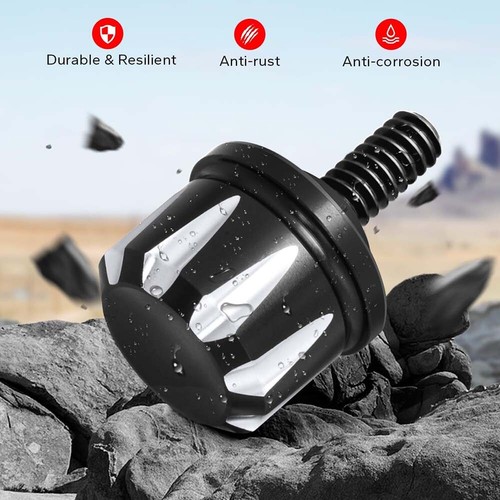 Rear Fender Seat Bolt Nut Tab Screw Mount Knob Cover Kit for Harley Touring Dyna - Picture 4 of 16