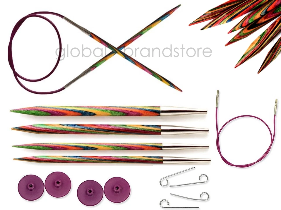 KnitPro Symfonie Rundstricknadeln austauschbare Spitzen & Seile - Ersatznadeln