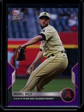 2022 Topps Now #135 Merrill Kelly Purple Parallel Card #d 8/25