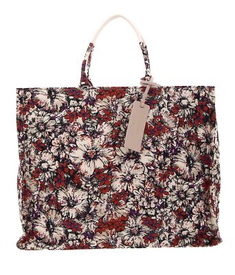 COCCINELLE Never Without Bag Ca. Flow Handbag Prin. Eff. Canvas Fab. Shopper