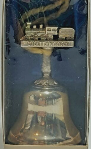Vintage Wap Watson Silver Plated Chattanooga Bell Christmas Tree Ornament (1) - Afbeelding 1 van 4