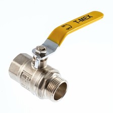 Ball Valves  :   Brass (BZP)  :  Male x Female  :  1/4" to 4" BSP