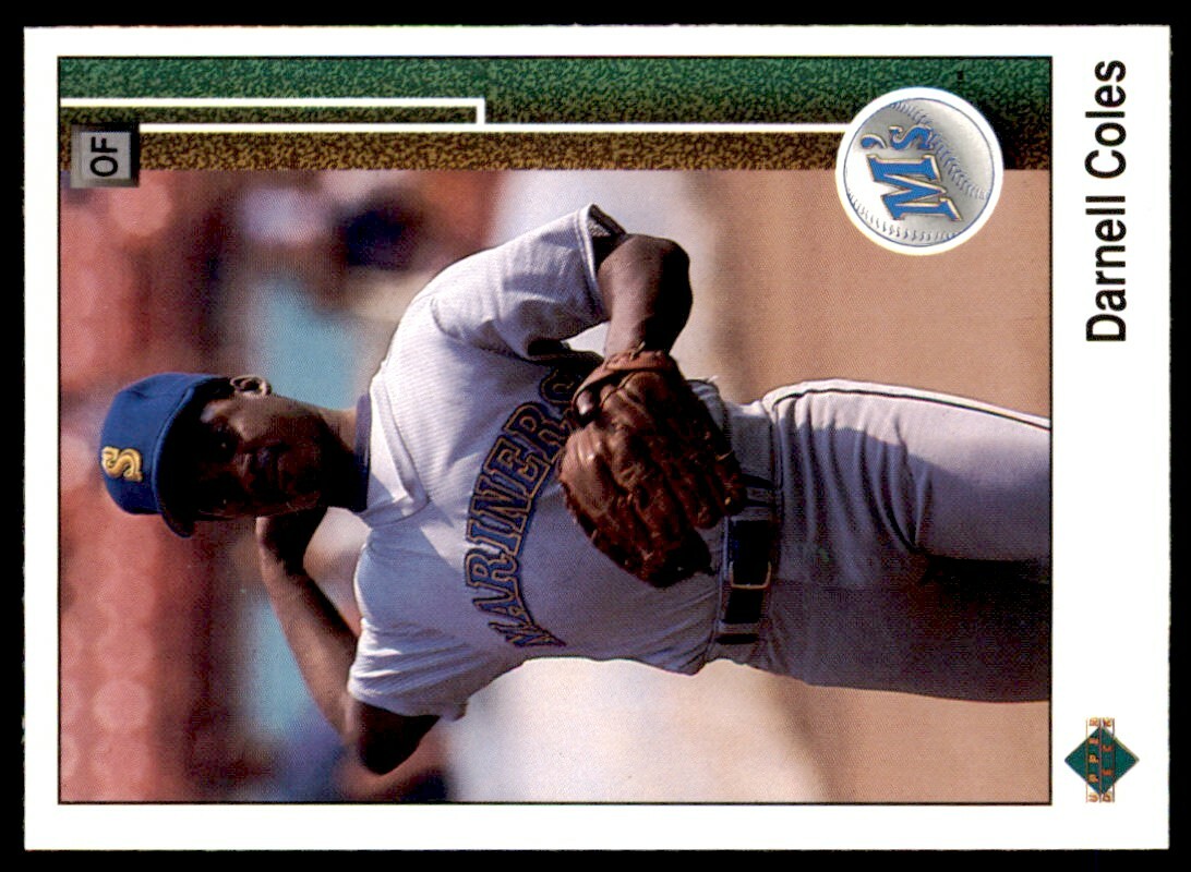 1989 Upper Deck Darnell Coles Seattle Mariners #339