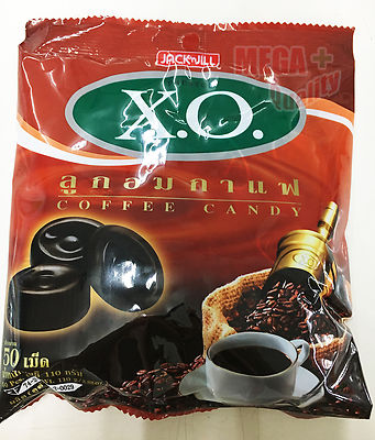 50 pcs. PRESTO X.O. JACK AND JILL Hard Candy Candies REAL COFFEE