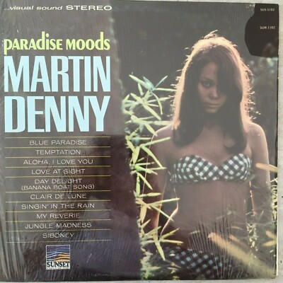 MARTIN DENNY: Paradise Moods (US Sunset Stereo SUS-5102 / NM)