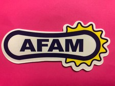 AFAM Sprockets Sticker. *Glossy*  Approx Size: 3.5”x1.5”inch Self Adhesive
