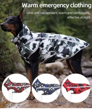Large Dog Winter Coat Waterproof Pitbull Clothes for Big Dogs Pet Doggy Jacket