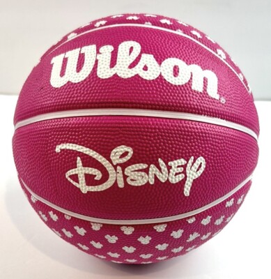Wilson X Disney Collab Size #3 Pink Minnie Mouse Silhouette Mini Basketball