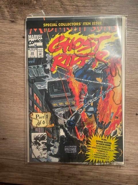 Marvel Comics Special Collector's Item Issue Midnight Sons Ghost