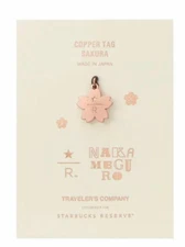 Traveler's Note Starbucks Reserve Roastery Copper Tag Sakura Traveler's Factory