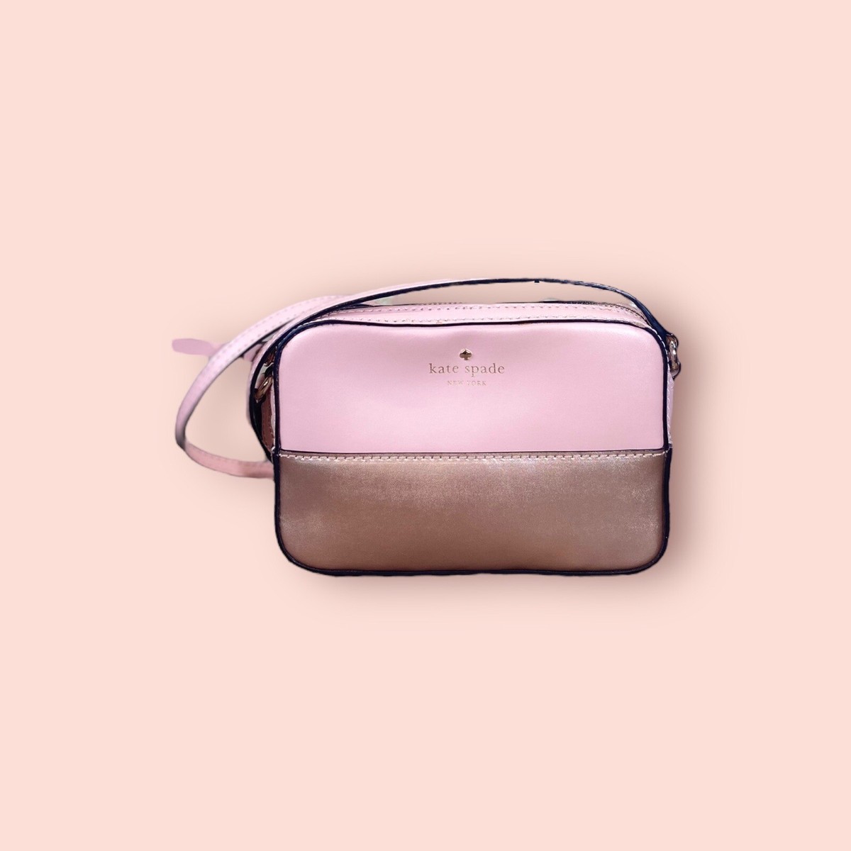 KATE SPADE Ivy Street Clover Small Crossbody Luxury Designer Pink 