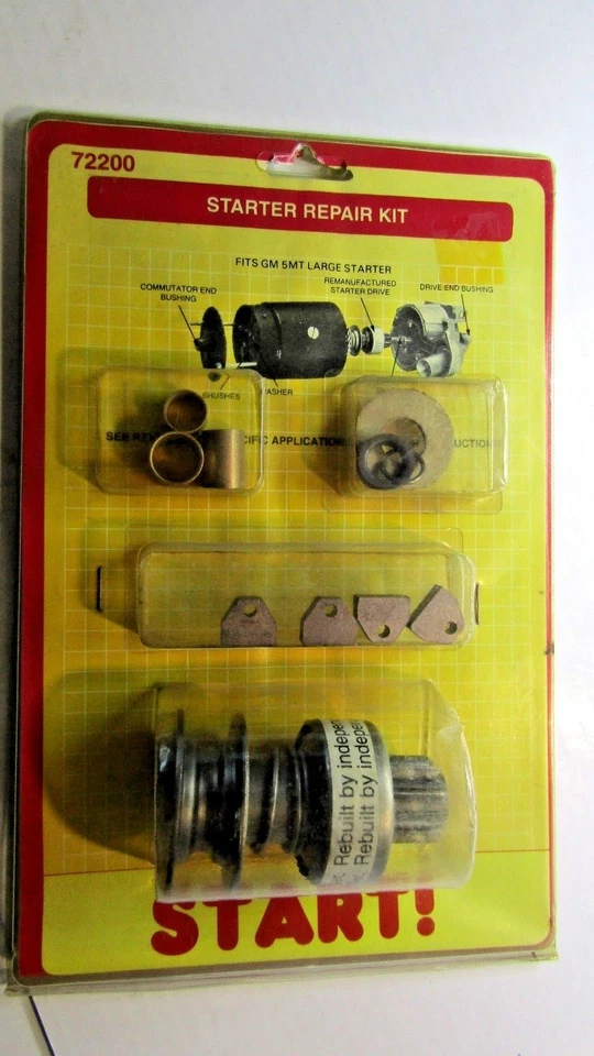72200 STARTER REPAIR KIT Delco  G M 5MT Large  Starter Kit & Drive - Image 3 of 4