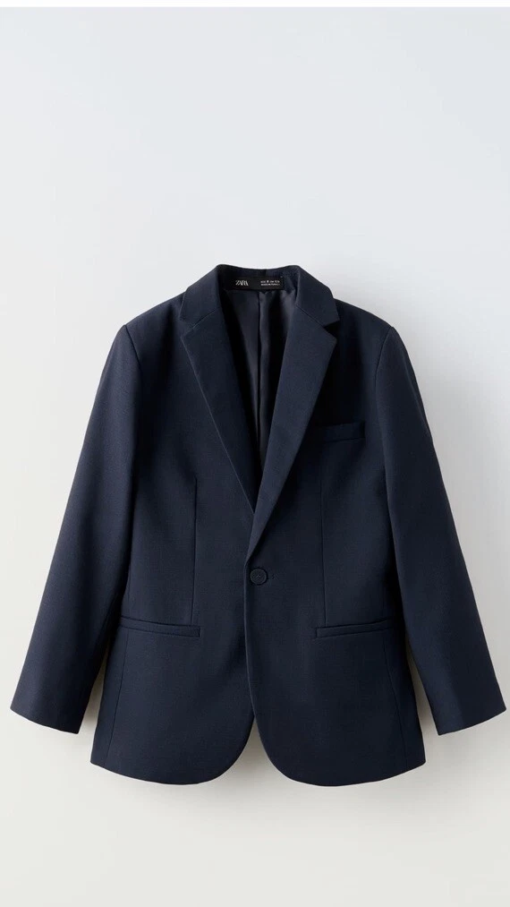 ZARA テクスチャースーツ ネイビーブルー　140 Zara Suits Size 4 & Up for Boys for sale | eBay