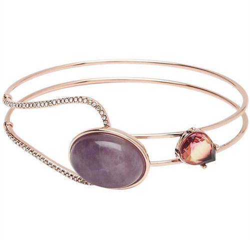 💜💜💜 Mimco New $89 Amulet Bangle Rose Gold Wrist Bracelet + Mimco dust bag - Picture 9 of 11