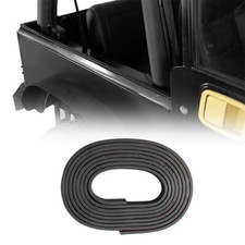 Fit Jeep Wrangler Yj 1987-1995 Black Rubber Windshield Frame Hardtop Seal Kit