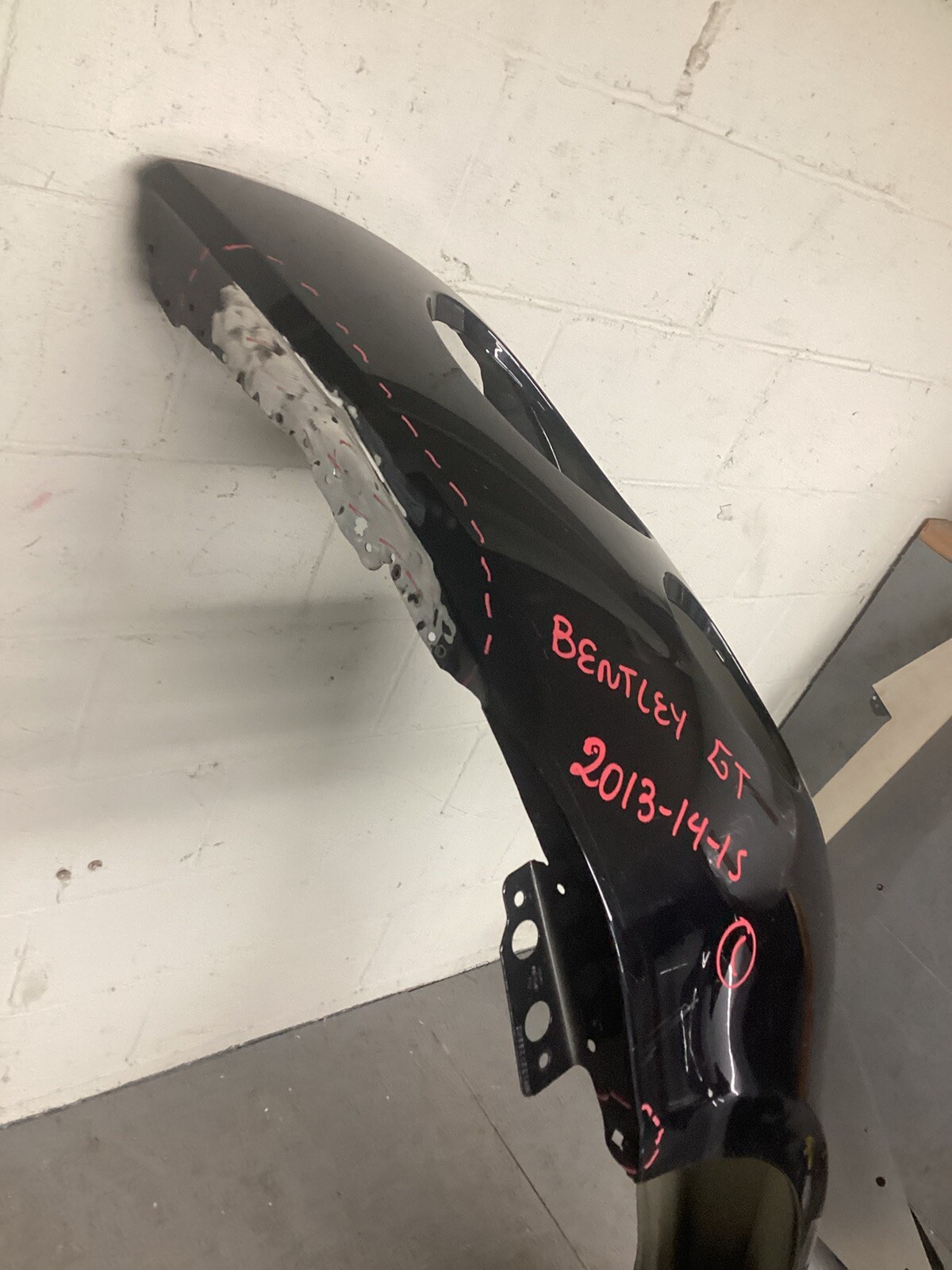2012-2015 BENTLEY CONTINENTAL GT GTC FRONT LEFT DRIVER SIDE FENDER PANELOEM 