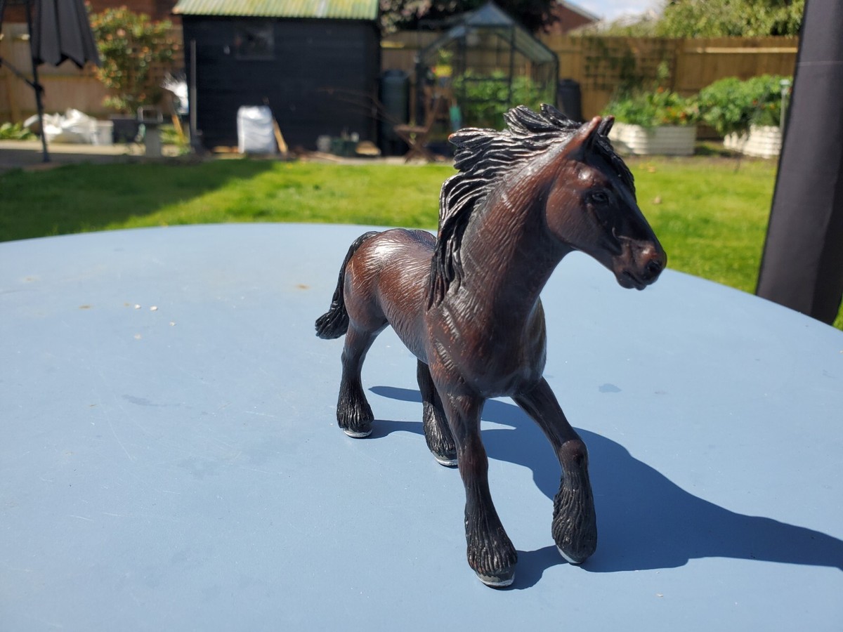Schleich Friesian Horse Black Brown Mare 2005 Germany Retired