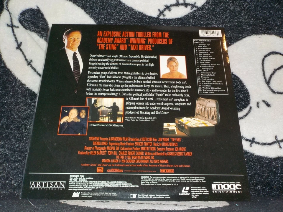 The Fixer Laserdisc LD Jon Voight Brenda Bakke Free Ship $50 Foto 2 de 2