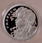 2013 FREEDOM GIRL ROUND 1oz SILVER SHIED BU RARE WITH BONUS
