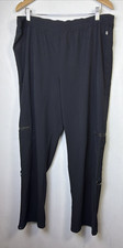 Chico's 2 Zenergy Neema zip pocket cargo pants large 12 14 athletic workout yoga
