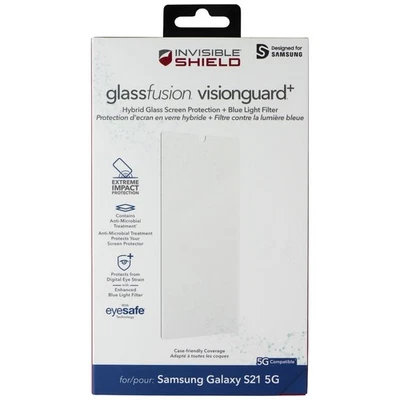 Zagg Glassfusion Visionguard + Écran Protecteur pour Galaxy S21 5G - Transparent - Photo 1/2