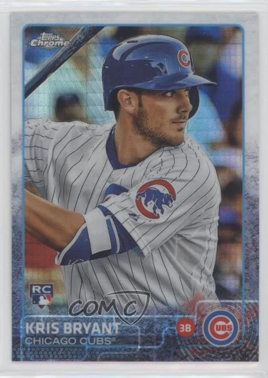 2015 Topps Chrome Prism Refractor Kris Bryant #112 pr9