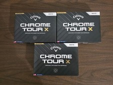 Callaway Chrome Tour X 2024 White Golf Balls Lot Of 3 Dozen Brand New
