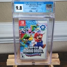 Super Mario Bros Wonder CGC 9.8 A++ 1st Print Nintendo Switch Graded 120234A