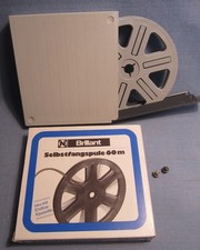 🎞️ SUPER-8 LEERSPULE NEU SELBSTFANGSPULE 60 METER NECKERMANN FILMSPULE OVP REEL