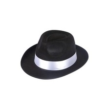 Henbrandt - Gangster Hat Black - Adult