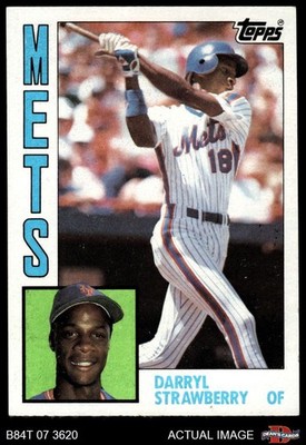 1984 Topps #182 Darryl Strawberry Mets RC ASR 7 - NM