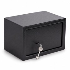 NEW! 10L Key Operated Steel Safe Box Security Home Office
