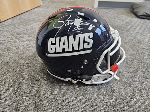 Lawrence Taylor Signed Full Size NY Giants Authentic Helmet Beckett