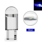 T10 W5W 501 LED Push in Bulb Side Light Interior Light License Plate 7 Colours