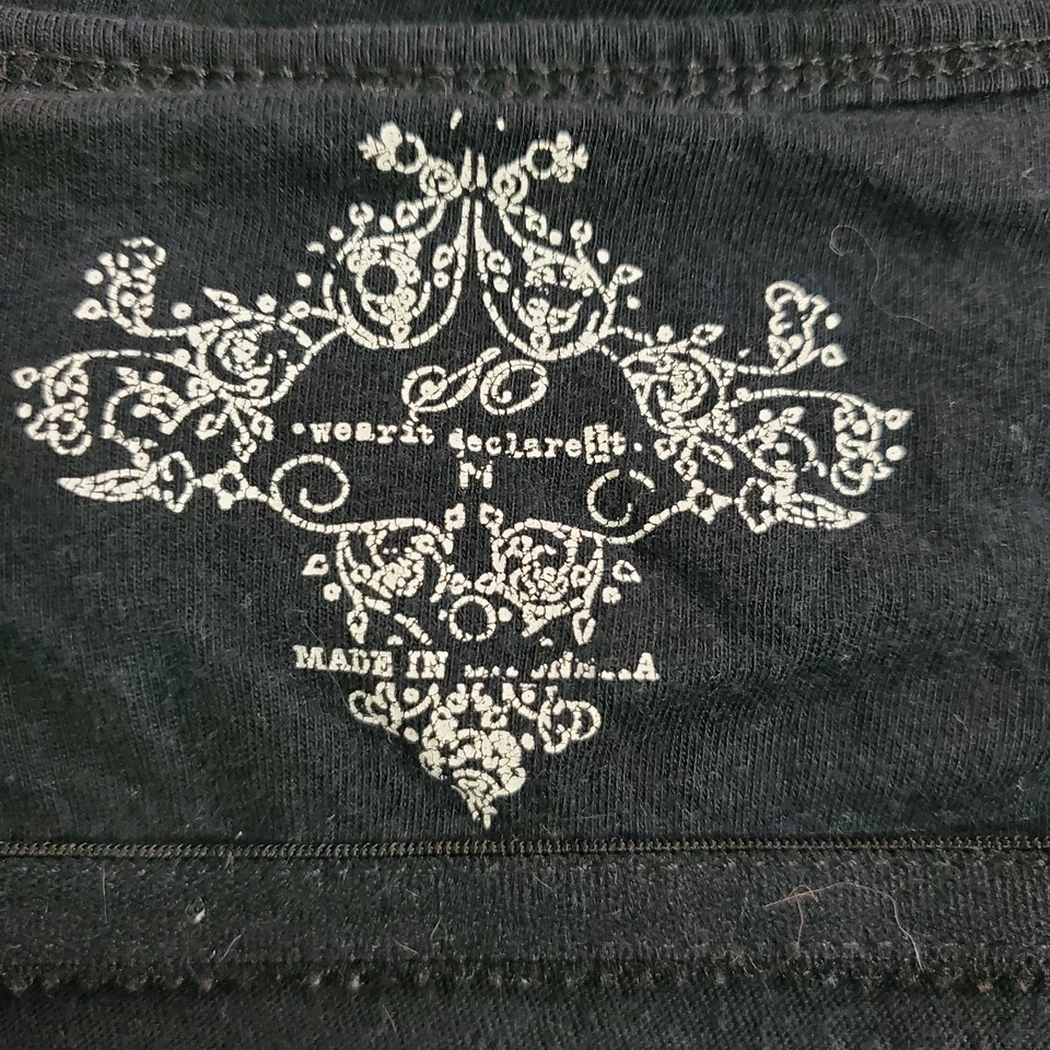 So Wear It Declare It Womens Y2K Preppy Beaded Babydoll Cami Size M Blue 90S - Image 4 of 4