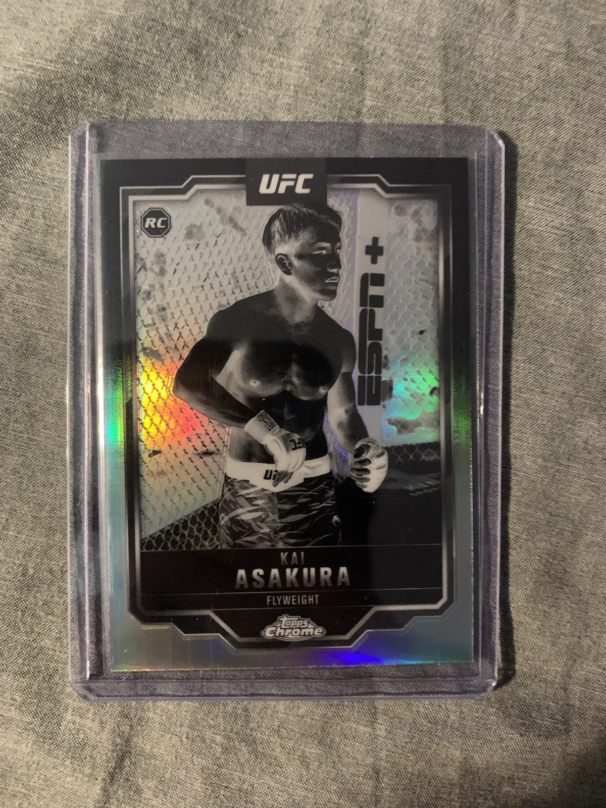 KAI ASAKURA Rookie Negative Refractor 2025 Topps Chrome UFC #161