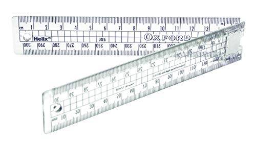 Helix Oxford 30cm Folding Ruler, Oxford Blue - Picture 2 of 5