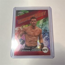 Topps 2024 Chrome UFC Stephen Thompson Wonderboy Insert #AKA-12 MMA Card #4/5