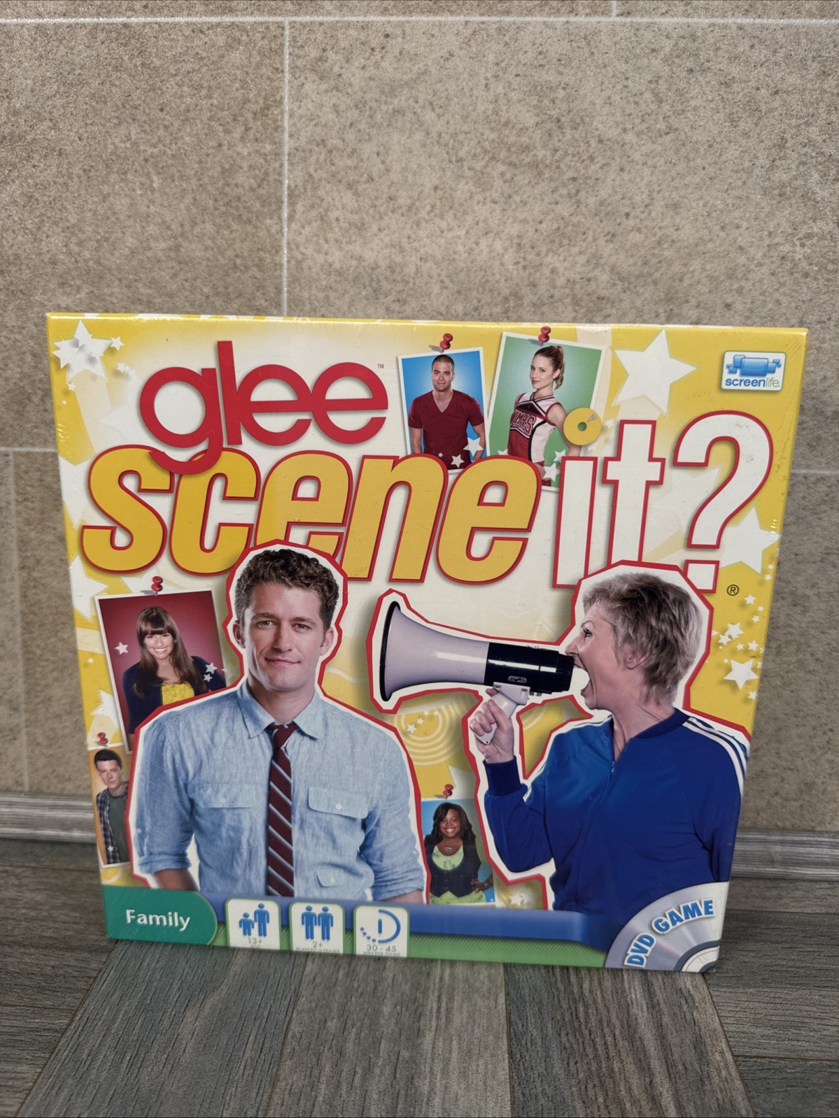 Glee Scene It Board Game, Musical DVD Game, Teen Music Trivia, 2011, New, Sealed