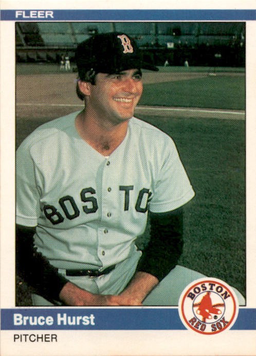 1984 Fleer Bruce Hurst #400 Boston Red Sox