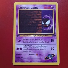 Sabrina's Gastly 96/132 Gym Challenge Regular First Edition Wotc Pokémon Card LP on eBay