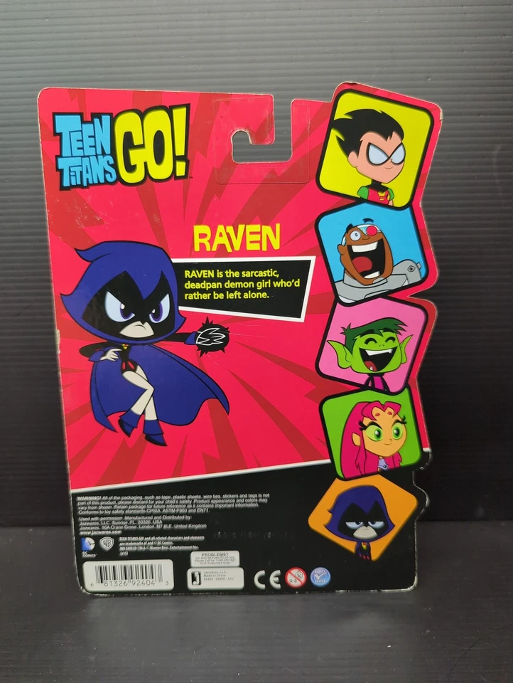 Teen Titans Go Raven action figure - Image 2 of 2