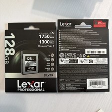 Sealed Lexar 128GB Professional CFexpress Type B Silver Series 128GB 1750 MB/s