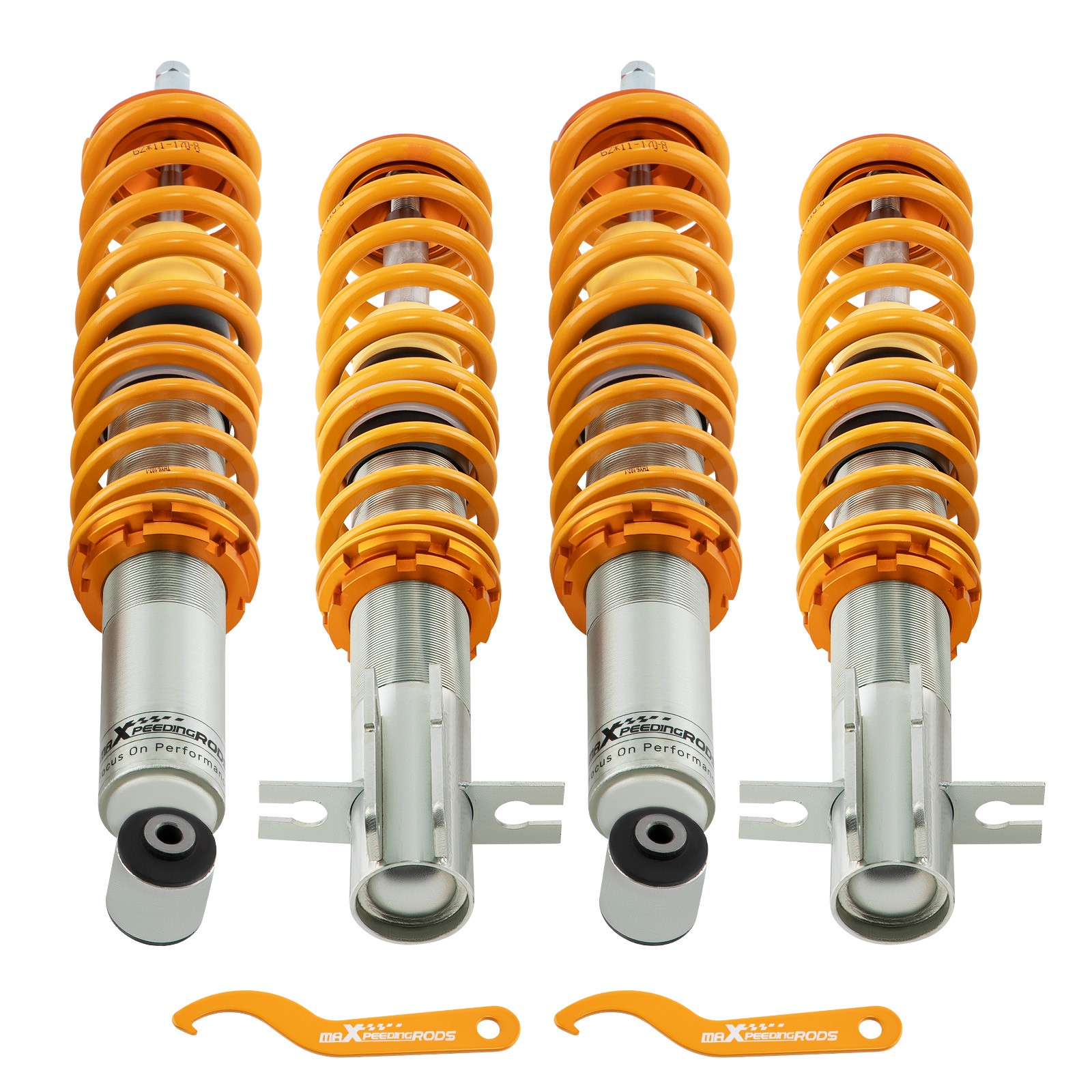 Height Adjustable Coilovers Kit for VW Golf MK1 Spring Shock Absorber Struts