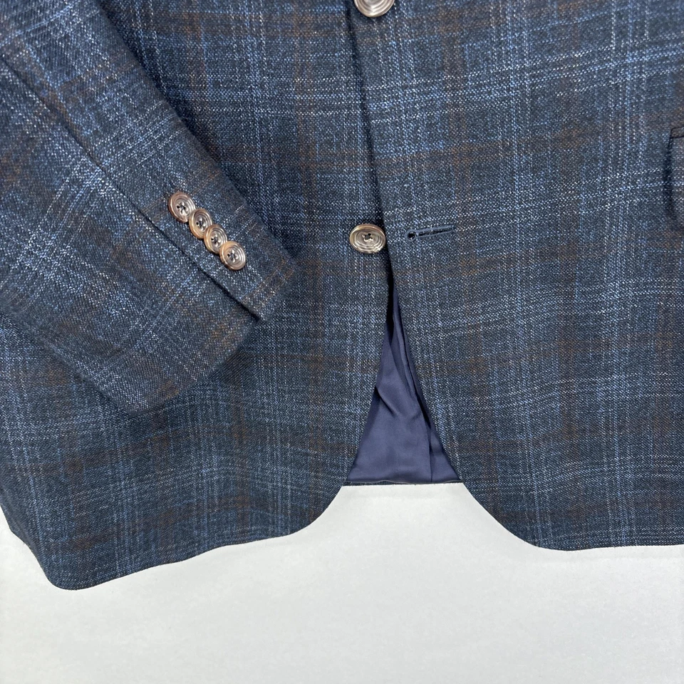 Blazer Jack Victor Para Hombres 46 Grande Mezcla de Lana a Cuadros Gibson SPJ Abrigo Deportivo Canadá Foto 4 de 4