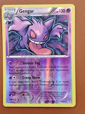 Gengar Reverse Holo Rare 35/83 NM/M 2016 Pokemon TCG XY Generations Card