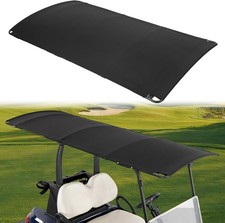 KEMIMOTO Canvas Golf Cart Sun Top, 85" Extended Golf Cart Roof, Mounting Bracket