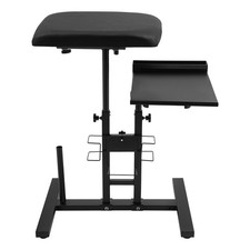 Black Oversized Arm Rest Stand With Workbench Adjustable Height Arm Rest Stand