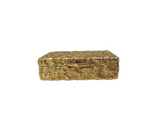 Tiffany  Co. 14K Yellow Gold Small Vintage Nugget Pill Box