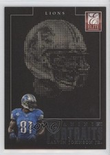 2013 Panini Elite Portraits Silver Calvin Johnson Jr #4 HOF 10yu